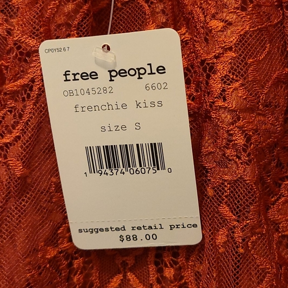 Free People Chante Lace Tank Top Size Small - Picture 5 of 5